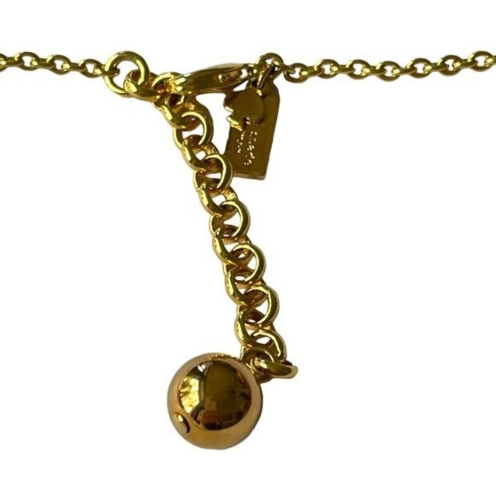 kate spade long scatter necklace with teal crystals - Picture 3 of 7